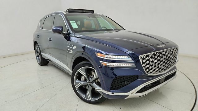 Capri Blue 2025 Genesis GV80 3.5T Prestige AWD SUV / Crossover All-Wheel Drive 8-Speed Automatic