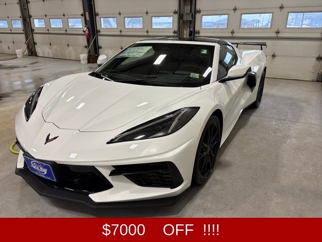 Arctic White 2026 Chevrolet Corvette Coupe Rear-Wheel Drive 8-Speed Dual Clutch