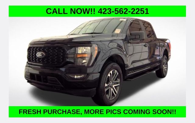 Blue Metallic 2023 Ford F-150 Pickup Truck Four-Wheel Drive Automatic