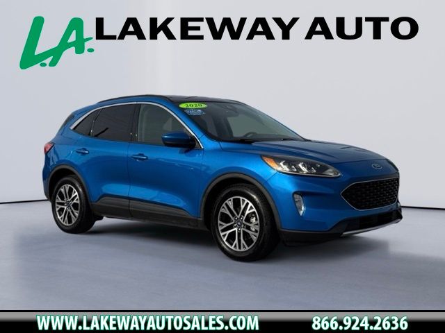 Blue Metallic 2020 Ford Escape SEL FWD SUV / Crossover Front-Wheel Drive 8-Speed Automatic