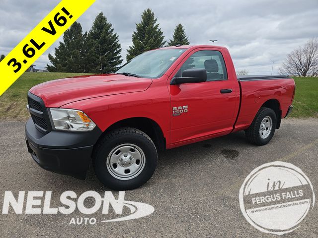 Flame Red Clearcoat 2019 RAM 1500 Classic Tradesman 4WD Pickup Truck Four-Wheel Drive 8-Speed Automatic