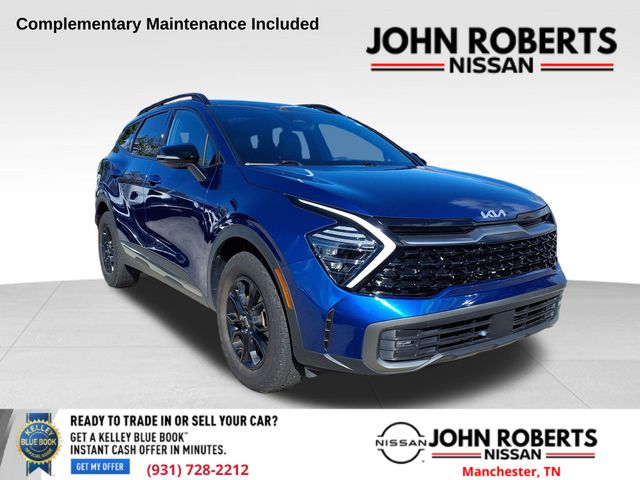 Sapphire Blue 2024 Kia Sportage X-Pro AWD SUV / Crossover All-Wheel Drive 8-Speed Automatic