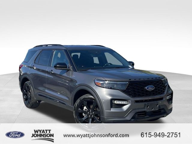 Gray Metallic 2023 Ford Explorer ST-Line AWD SUV / Crossover All-Wheel Drive Automatic