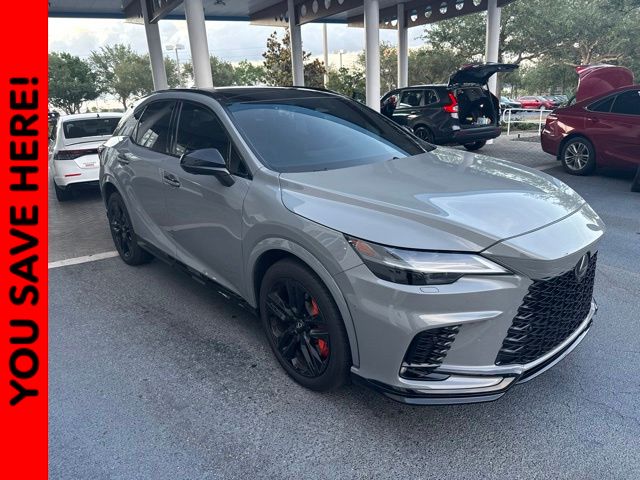 Gray 2025 Lexus RX Hybrid 500h F Sport Performance AWD SUV / Crossover All-Wheel Drive 6-Speed Automatic