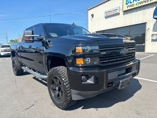 Black 2017 Chevrolet Silverado 2500HD LTZ Crew Cab 4WD Pickup Truck Four-Wheel Drive 6-Speed Automatic