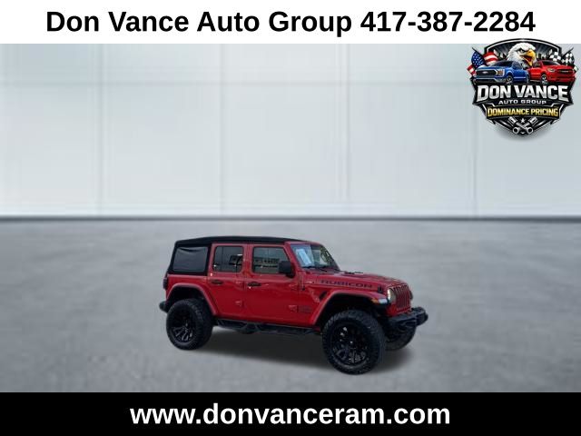 Firecracker Red Clearcoat 2021 Jeep Wrangler Unlimited Rubicon 4WD SUV / Crossover Four-Wheel Drive 6-Speed Manual