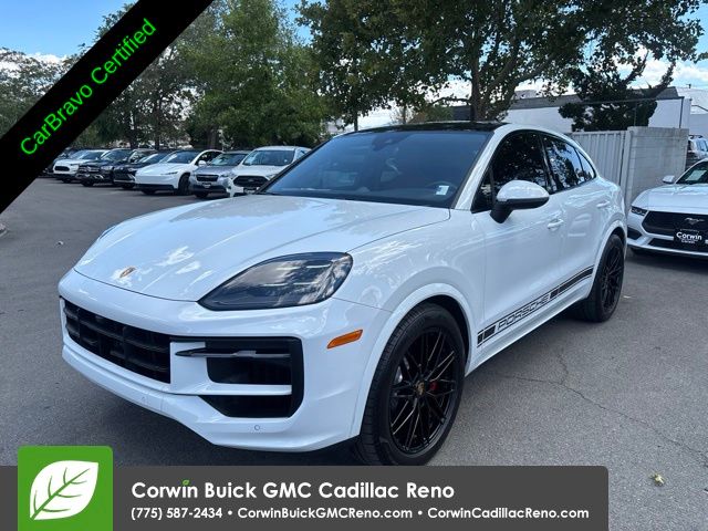 Carrara White Metallic 2024 Porsche Cayenne Coupe Coupe All-Wheel Drive 8-Speed Automatic