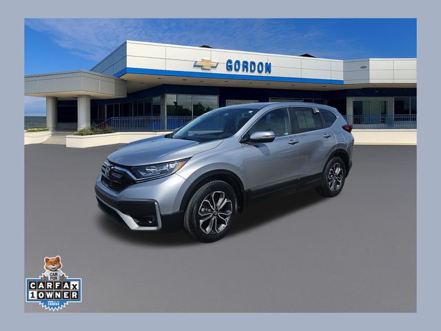 Silver 2022 Honda CR-V EX AWD SUV / Crossover All-Wheel Drive Continuously Variable Transmission