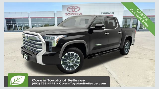 Midnight Black Metallic 2024 Toyota Tundra Hybrid Pickup Truck Four-Wheel Drive Automatic