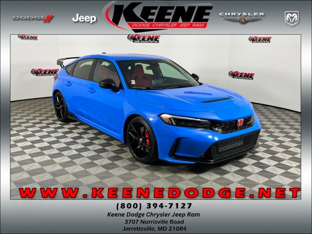 Boost Blue Pearl 2025 Honda Civic Type R FWD Hatchback Front-Wheel Drive 6-Speed Manual