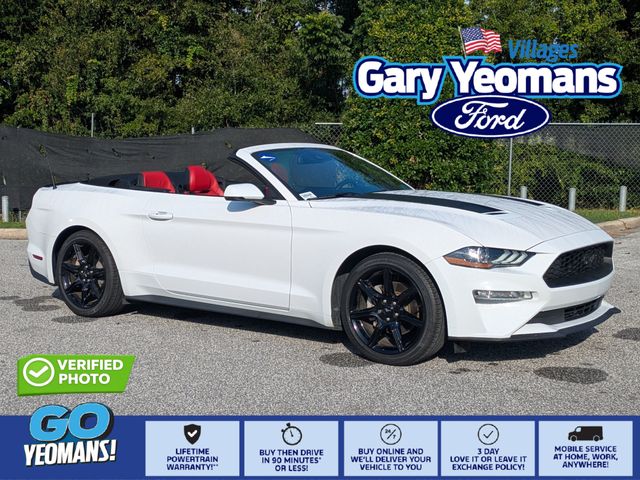 Oxford White 2020 Ford Mustang Convertible Rear-Wheel Drive Automatic