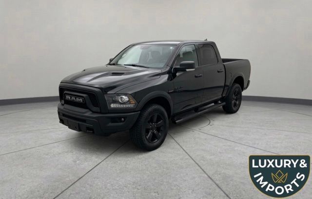 Brilliant Black Crystal Pearlcoat 2017 RAM 1500 Rebel Crew Cab 4WD Pickup Truck Four-Wheel Drive 8-Speed Automatic