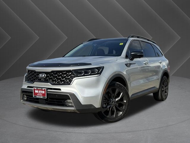 2021 Kia Sorento SX Prestige X-Line Silver at Shottenkirk Kia Fort Bend