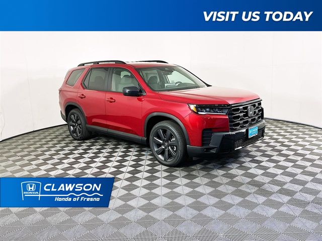 Radiant Red Metallic II 2026 Honda Pilot Sport FWD SUV / Crossover Front-Wheel Drive Automatic