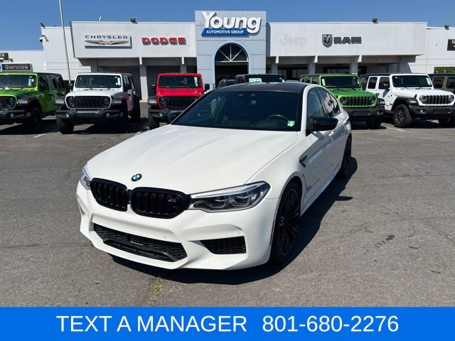 Alpine White 2019 BMW M5 Sedan All-Wheel Drive 8-Speed Automatic
