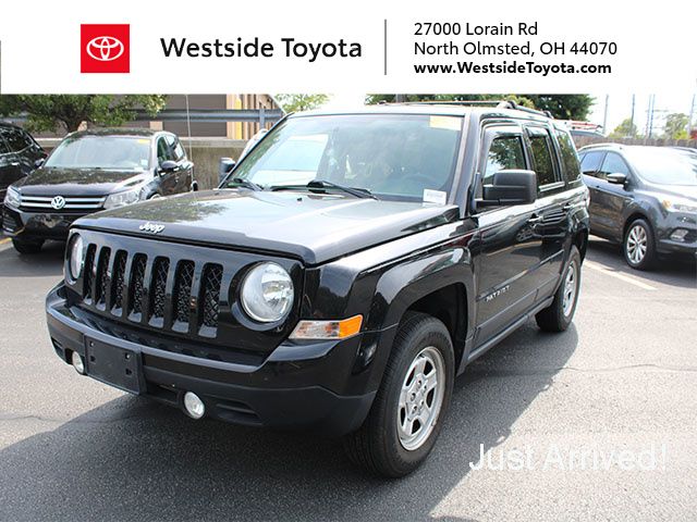 Black Clearcoat 2016 Jeep Patriot SUV / Crossover Four-Wheel Drive 6-Speed Automatic