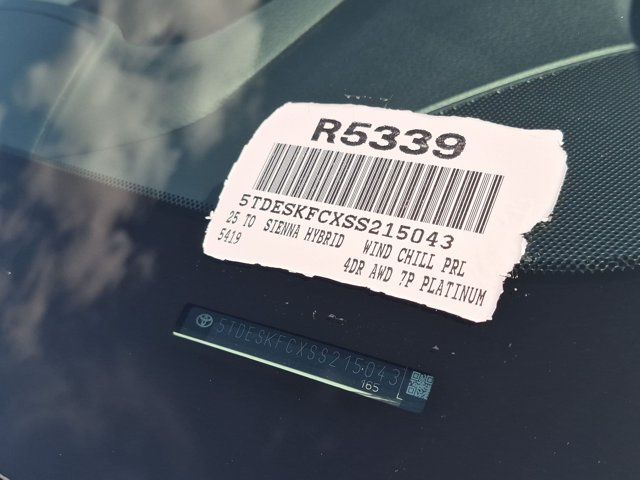 Used 2025 Toyota Sienna Van