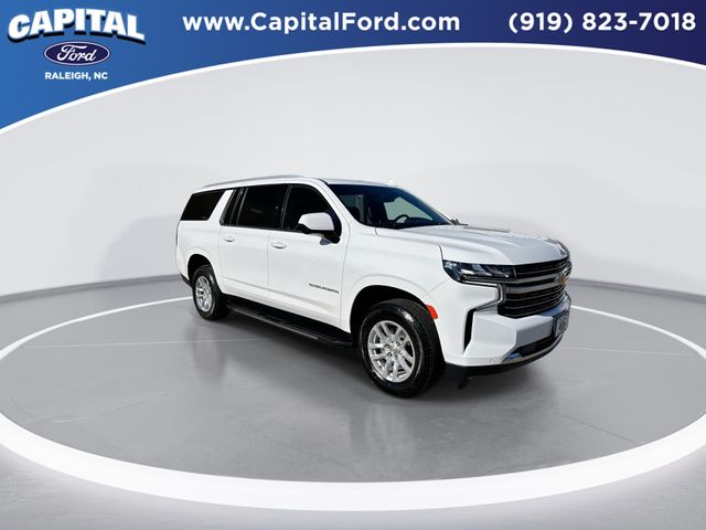 Used 2023 Chevrolet Suburban LT with VIN 1GNSCCKD5PR347693 for sale in Raleigh, NC