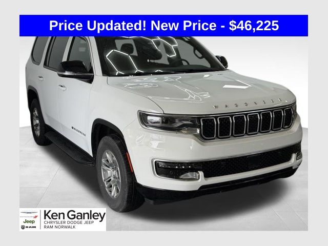Bright White Clearcoat 2024 Jeep Wagoneer 4WD SUV / Crossover Four-Wheel Drive 8-Speed Automatic