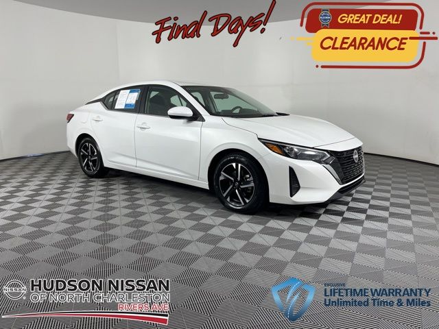 2024 Aspen White Tricoat Nissan Sentra SV FWD Sedan
