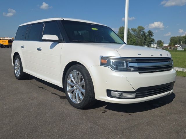White Platinum 2013 Ford Flex SUV / Crossover Front-Wheel Drive 6-Speed Automatic