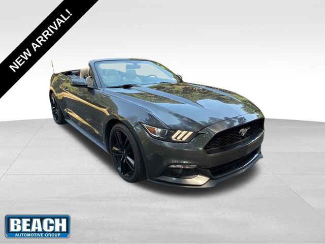 Gray (Magnetic Metallic) 2015 Ford Mustang EcoBoost Premium Convertible RWD Convertible Rear-Wheel Drive 6-Speed Automatic