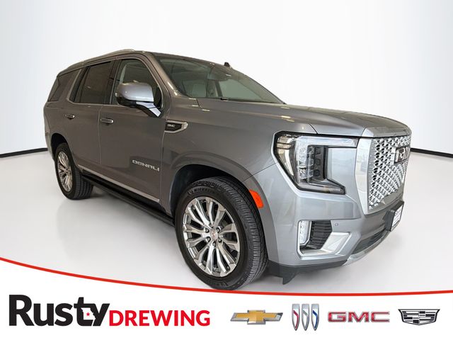 Gray (Steel Metallic) 2022 GMC Yukon Denali 4WD SUV / Crossover Four-Wheel Drive