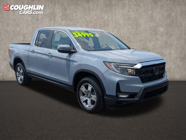 Gray 2024 Honda Ridgeline Pickup Truck All-Wheel Drive 9-Speed Automatic