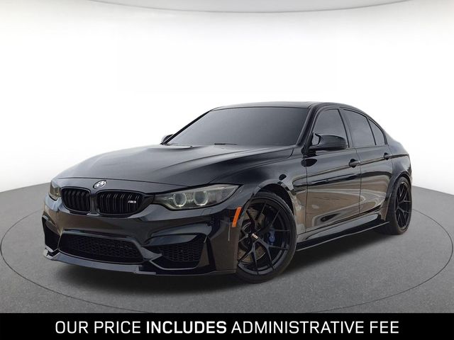 Black Sapphire Metallic 2017 BMW M3 Sedan Rear-Wheel Drive 6-Speed Manual