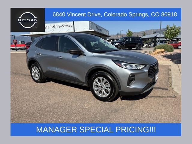 Silver Metallic 2024 Ford Escape SUV / Crossover All-Wheel Drive 8-Speed Automatic