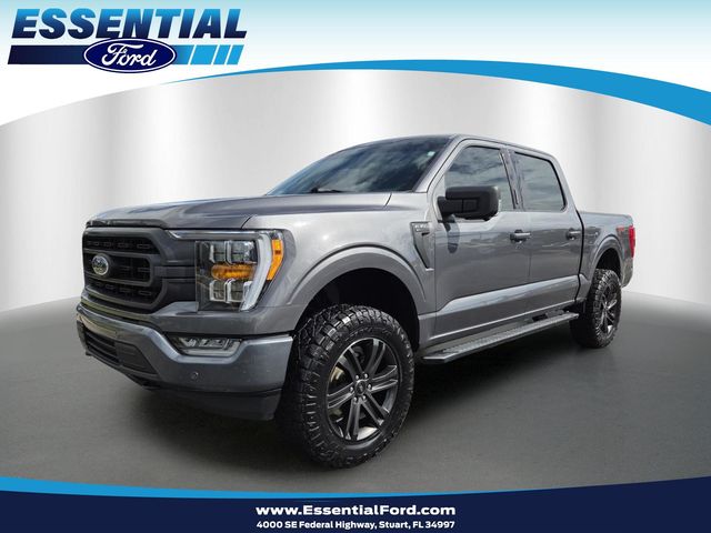 Gray Metallic 2022 Ford F-150 Pickup Truck Four-Wheel Drive Automatic