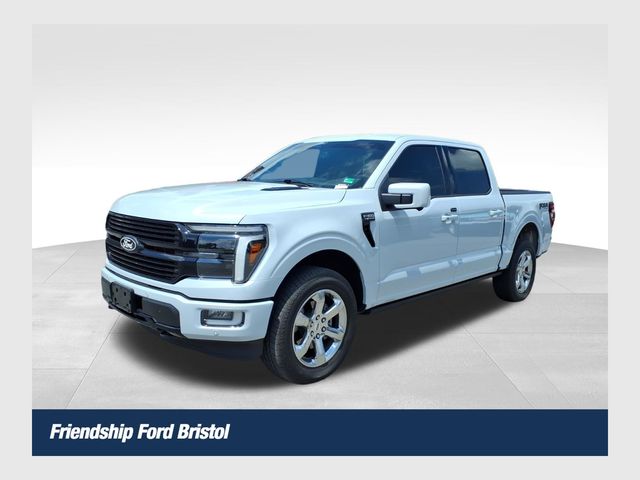 White Metallic 2025 Ford F-150 Platinum SuperCrew 4WD Pickup Truck Four-Wheel Drive Automatic