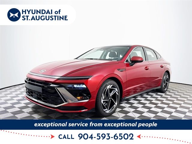 Ultimate red 2024 Hyundai Sonata Sedan Front-Wheel Drive 8-Speed Automatic
