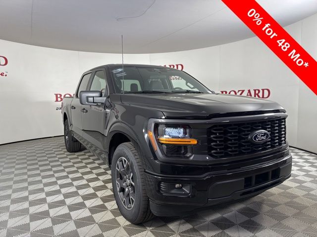2025 Agate Black Metallic Ford F-150 STX Truck