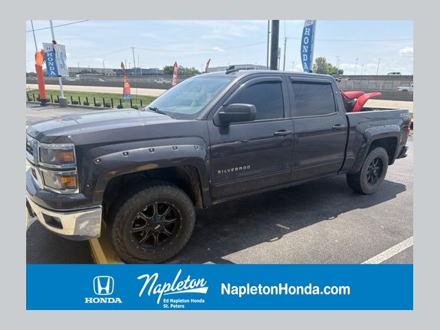 Gray (Tungsten Metallic) 2015 Chevrolet Silverado 1500 Pickup Truck Four-Wheel Drive 6-Speed Automatic Overdrive