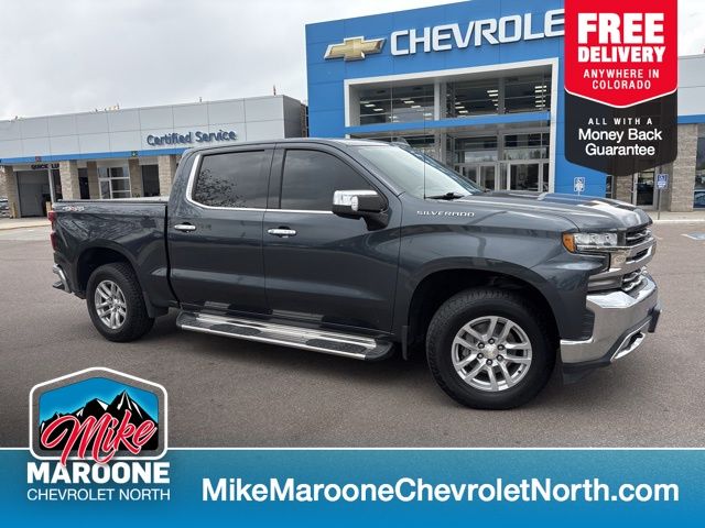 Shadow Gray Metallic 2019 Chevrolet Silverado 1500 Pickup Truck Four-Wheel Drive 8-Speed Automatic