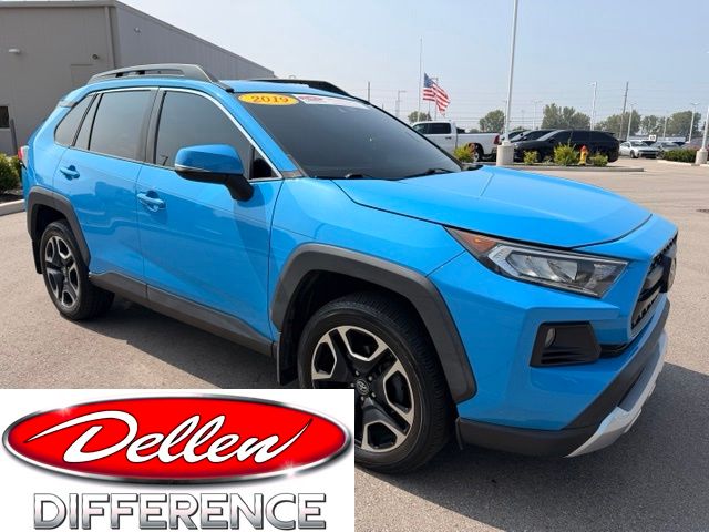 Blue Flame 2019 Toyota RAV4 SUV / Crossover All-Wheel Drive 8-Speed Automatic