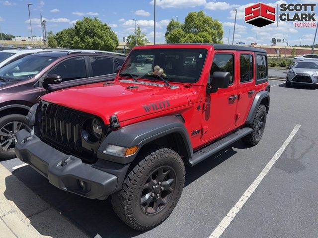 Firecracker Red Clearcoat 2020 Jeep Wrangler Unlimited Willys 4WD SUV / Crossover Four-Wheel Drive 8-Speed Automatic