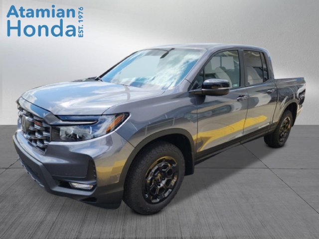 Gray (Modern Steel Metallic) 2026 Honda Ridgeline Pickup Truck All-Wheel Drive 9-Speed Automatic