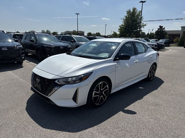 Aspen White Tricoat 2025 Nissan Sentra Sedan Front-Wheel Drive Continuously Variable Transmission