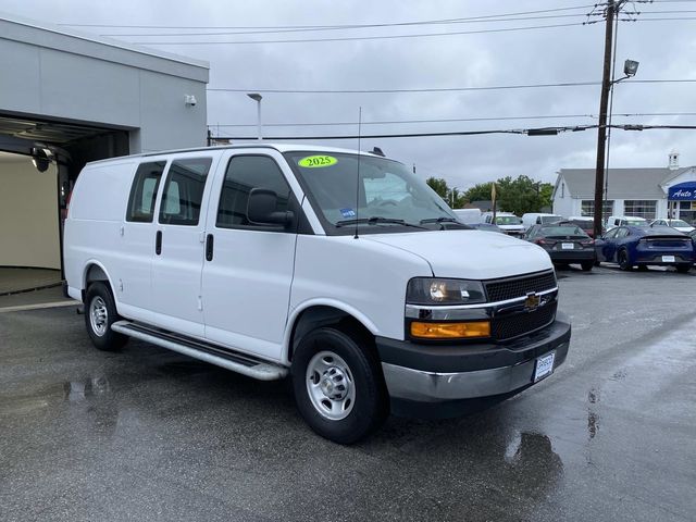 Summit White 2025 Chevrolet Express Cargo Van Rear-Wheel Drive 8-Speed Automatic Overdrive