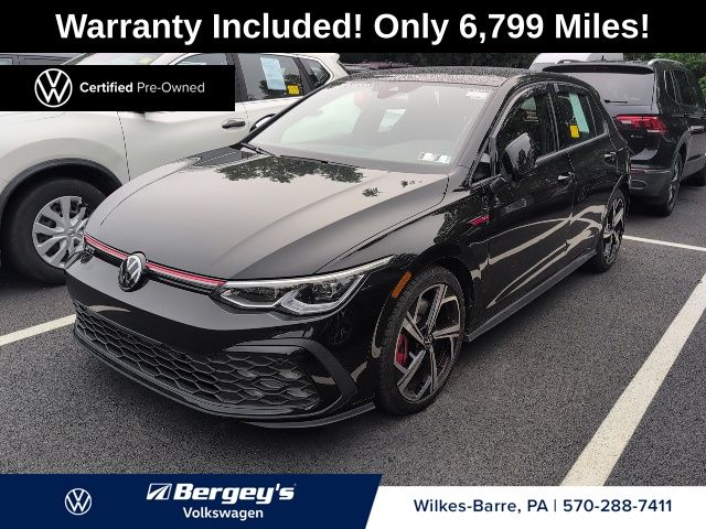 Black Metallic 2024 Volkswagen Golf GTI Hatchback Front-Wheel Drive 7-Speed Dual Clutch