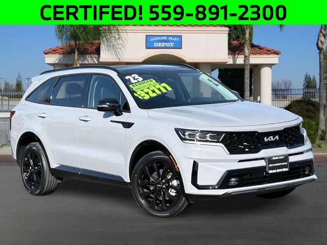 Wolf Gray 2023 Kia Sorento SX FWD SUV / Crossover Front-Wheel Drive 8-Speed Dual Clutch