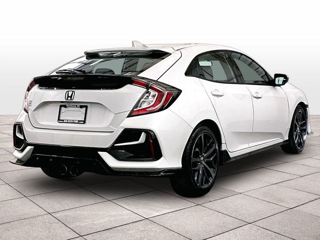 2021 Honda Civic Sport White at Bob Ruth Ford