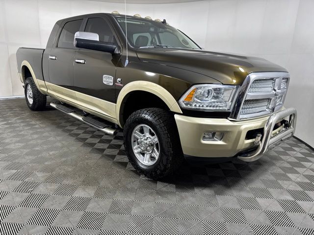 Black Gold Pearlcoat 2013 RAM 2500 Laramie Longhorn Mega Cab 4WD Pickup Truck Four-Wheel Drive 6-Speed Automatic