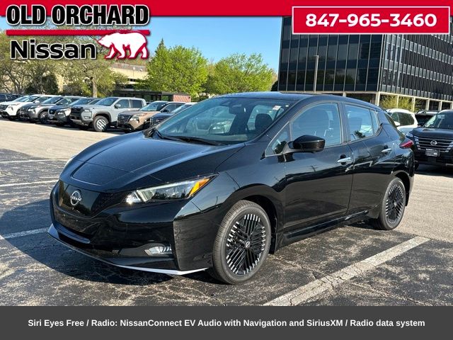 Super Black 2025 Nissan LEAF SV Plus FWD Hatchback Front-Wheel Drive Automatic