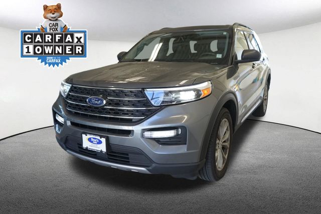 Gray Metallic 2023 Ford Explorer SUV / Crossover All-Wheel Drive Automatic