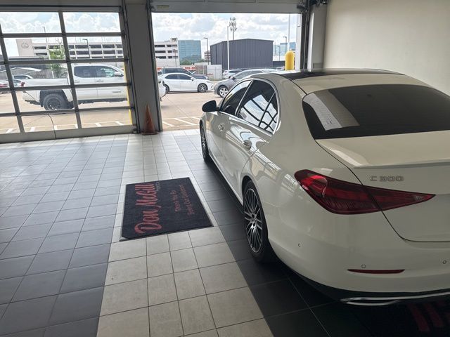 2023 Mercedes-Benz C-Class C 300 White at Central Houston Nissan