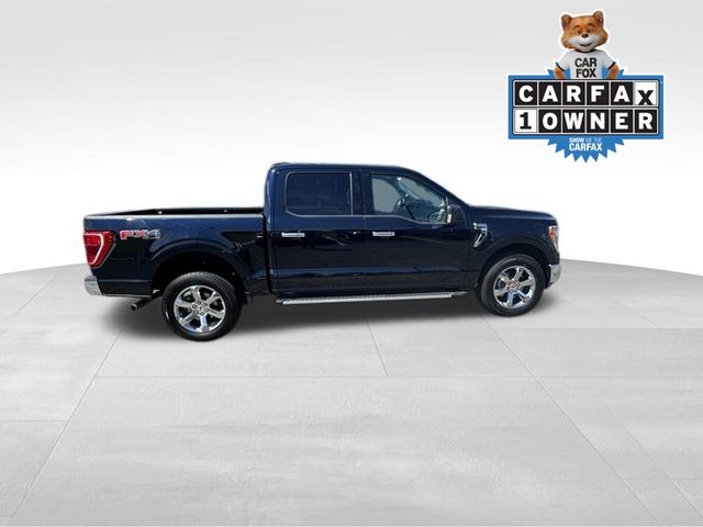 Blue Metallic 2022 Ford F-150 Pickup Truck Four-Wheel Drive Automatic