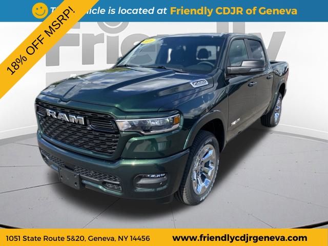 Serrano Green Metallic 2026 RAM 1500 Pickup Truck Four-Wheel Drive 8-Speed Automatic